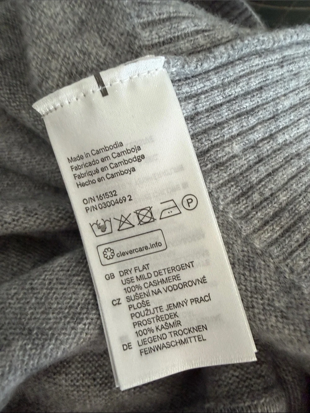 H&M Oversized Cashmere Turtleneck Sweater Dress - Medium